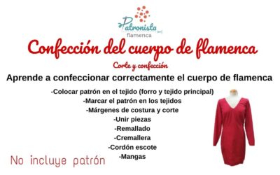 Confección del cuerpo de flamenca