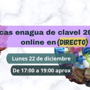Técnicas enagua de clavel 2026 online en directo